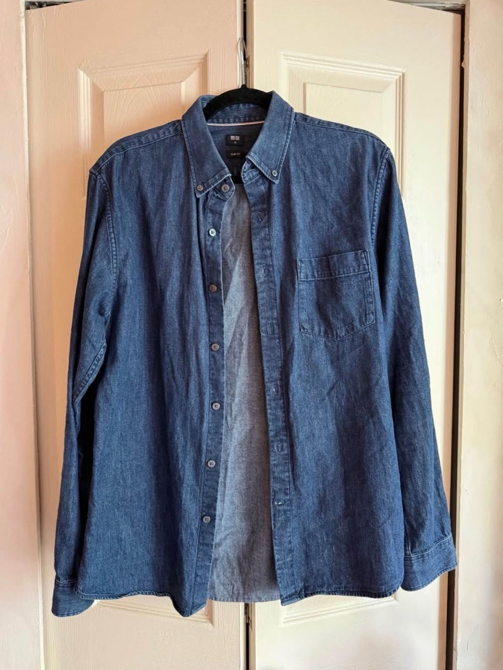 Uniqlo Blue Cotton Shirt